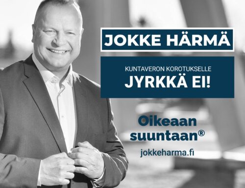 Sipoon kuntaveron korotukselle JYRKKÄ EI!